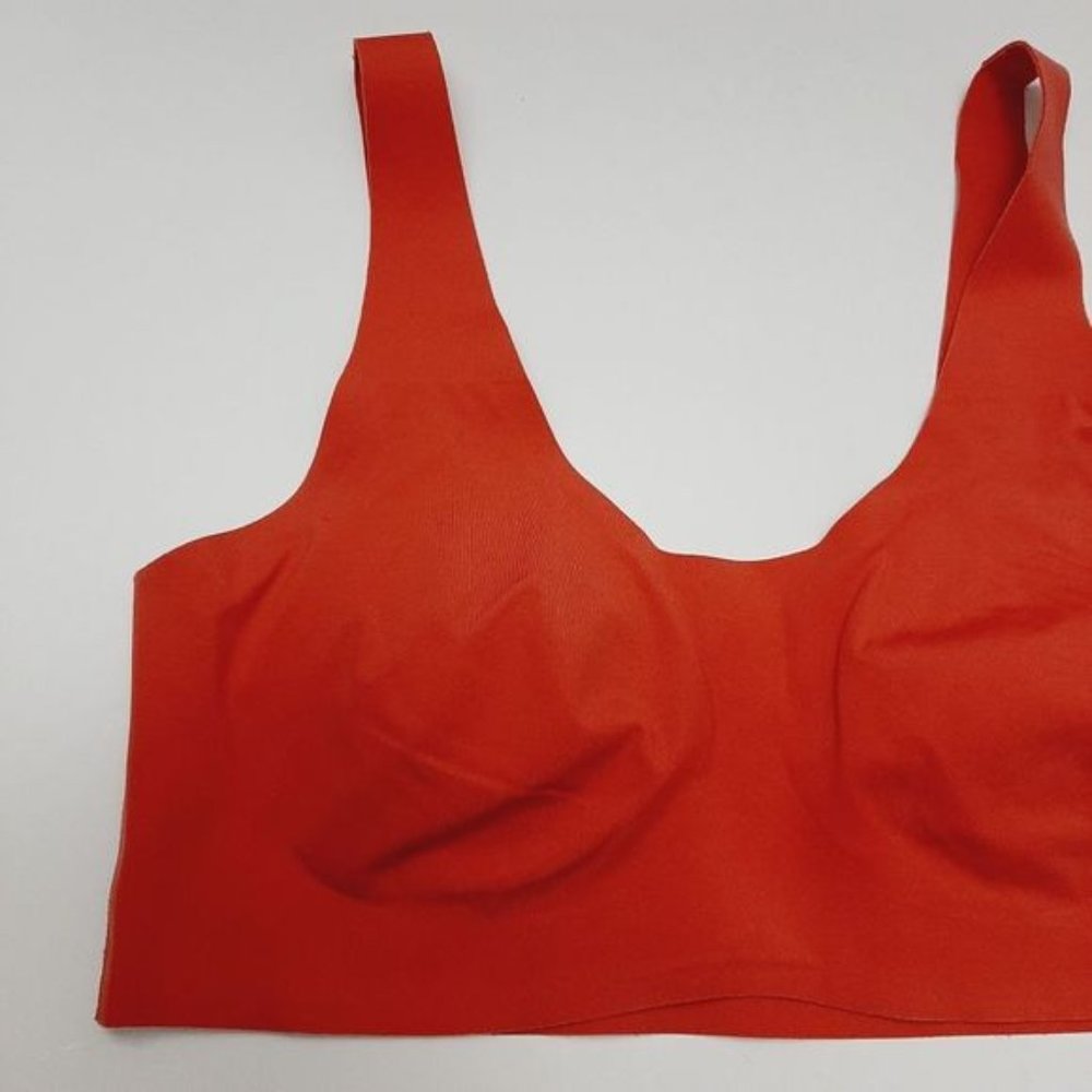 KNIX Sports Bra Seamless Pullover Padded Cups Pink Sz S - Picture 3 of 15